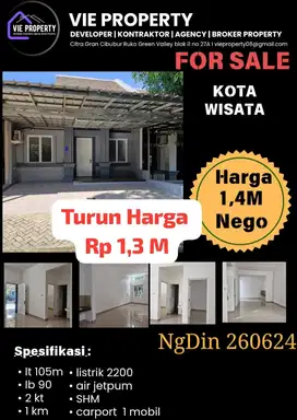 rumah minimalis di kotawisata harga minimalis