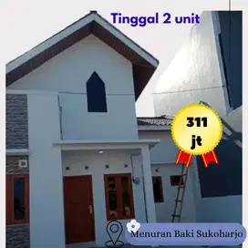 DIJUAL RUMAH DEKAT SOLO BARU BARAT JALAN RAYA BAKI -BSOLO BARU
