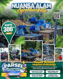 DIJUAL TANAH MURAH KONSEP VILLA KEBUN DI BOGOR BERLEGALITAS