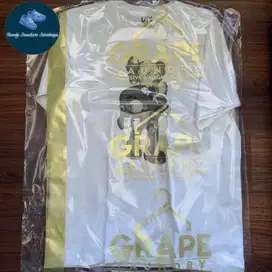 Kaos Uniqlo x Kaws Clean Slate White Original