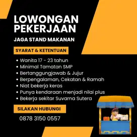 Lowongan Pekerjaan Jaga Stand Makanan