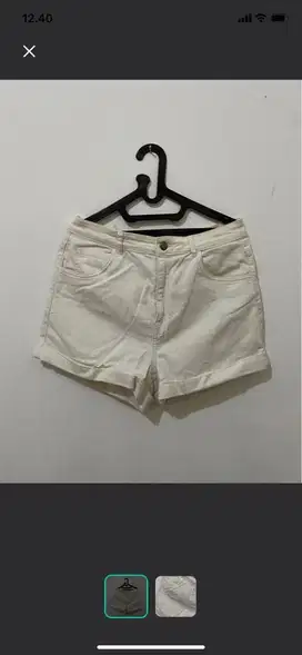 Short pants warna putih