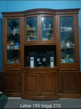 Dijual 2 Bufet Hias full Jati