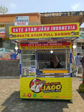 Jual Gerobak sate ayam berkualitas, SIAP PAKAI. harga terjangkau! !