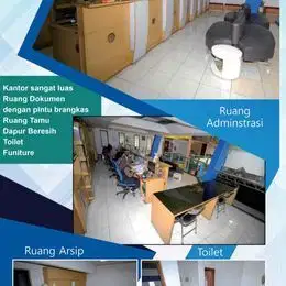 Gedung komersial dikawasan bisnis dan perkantoran pusat kota bandung
