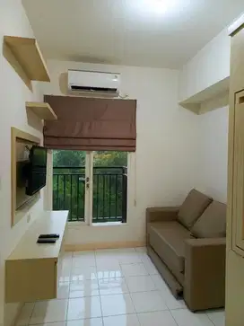 Disewakan Per 3 Bulan. 2 BR. Full Furnished. Free IPL. Cimanggis.