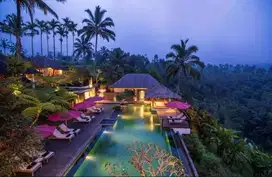 Villa Luxury di Ubud view jungle dan gunung