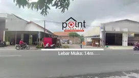 Tanah Ideal Strategis 730m² Tepi jalan Raya Gentan