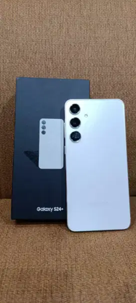 Samsung S 24 pLus 12/256gb mulus garansi juli 2026 fullset ori resmi
