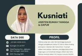 Mencari pekerjaan untuk menjadi asisten rumah tangga atau dapur