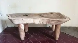 Meja kopi meja Tamu kayu tebal