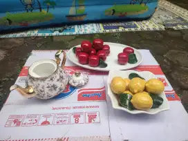 Pajangan Eropa antik Bertinazzo ceramic art