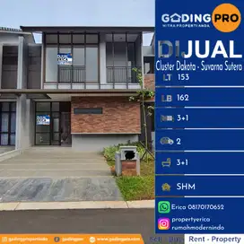 Dijual Rumah Baru & Cantik di Cluster Dakota - Suvarna Sutera