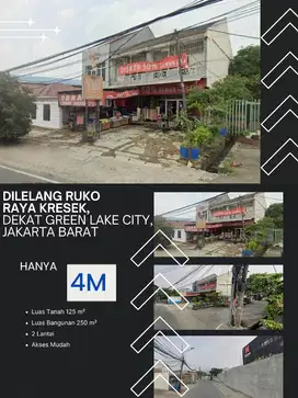 Dijual Lelang Ruko 2 Lantai di Raya Kresek, Cengkareng, Jakarta Barat