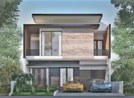 Premium Rumah Gress Minimalis 2 Lt High Spec Lux Citraland Depan