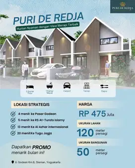 Dijual Rumah Murah  Dekat  Rs Queen Lathifa Jogja bayak Promo
