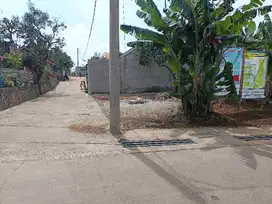 Tanah kavling datar lingkungan asri
