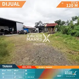 Dijual Rumah Hitung Tanah Poros Jalan S Parman Malang