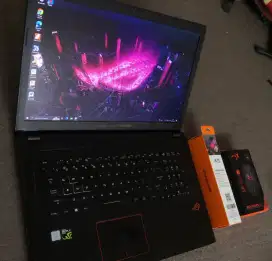 Laptop Gaming ROG GL753VE RAM 16GB DUAL VGA GTX 1050Ti SSD 256 HDD 1TB