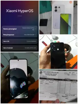 Handphone xiomi redmi note 13 prio 5g