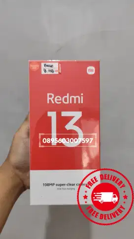 PROMO TERMURAH REDMI 13 8/256 NEW SEGEL GARANSI RESMI