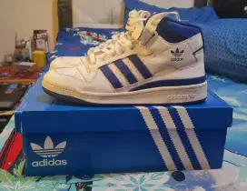 Adidas Forum Mid White Royal Blue Original
