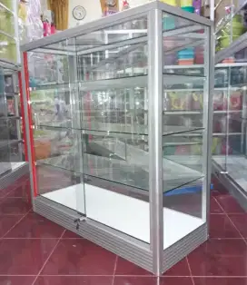 Etalase Panjang 1 Meter || Kaca Full 5mm