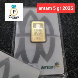 Jual Emas Antam 5 gram Keluaran Tahun 2025