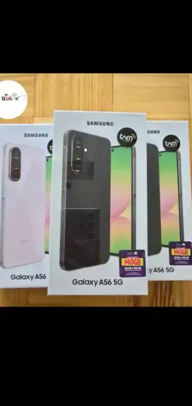 Kredit HP apa aja dr rumah,ACC baru ketoko,Samsung A56 5G Ram 12/256GB
