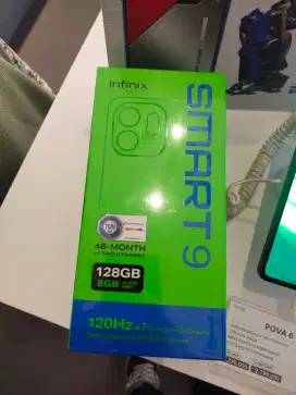 Handphone infinix smart 9 new segel box official
