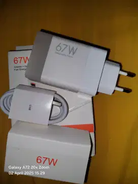 Charger xiaomi redmi poco 67 watt turbo charging