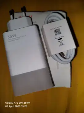 Charger xiaomi redmi poco 33 watt turbo charge