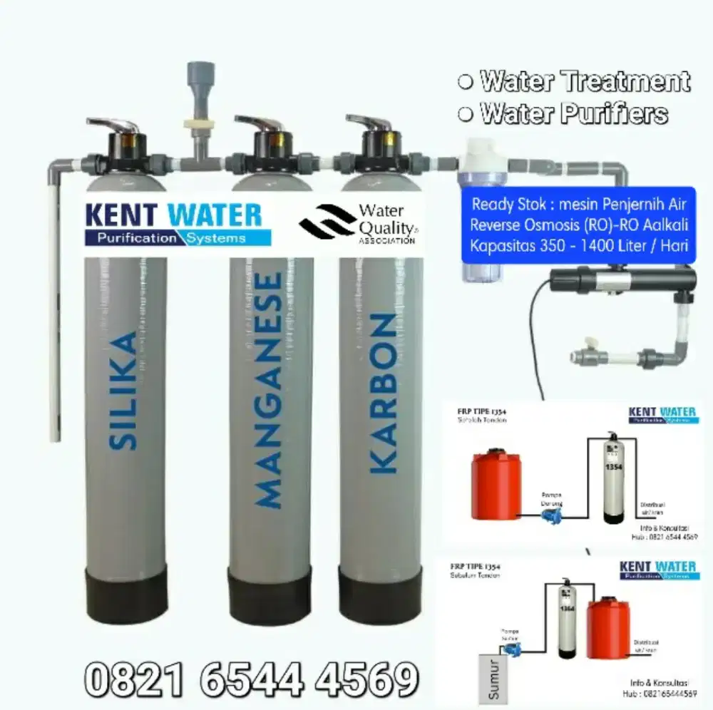Filter Air minum Berkapur - Kandungan Besi dll
