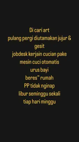 ART PULANG PERGI