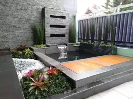 Jasa kolam koi dan taman minimalis