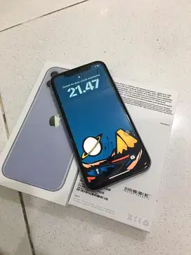 Iphone 11 inter lengkap kotak sofcase charger