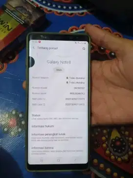 Samsung note 8 minus