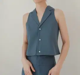Vest Royal Blue Ocha Wear