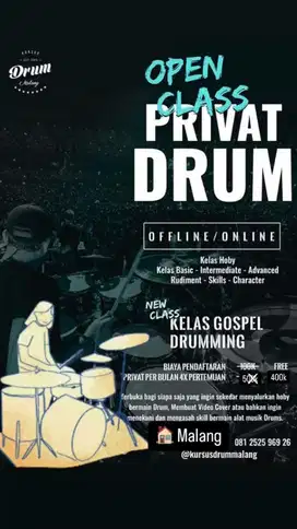 Kursus Les Drum Malang