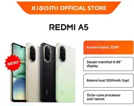 Murah new xiaomi Redmi A5 4/128 grs resmi, bs kredit/bs TT