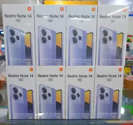 Murah New Redmi Note 14 5G 8/256 & 12/512 grs resmi, bs kredit/bs TT