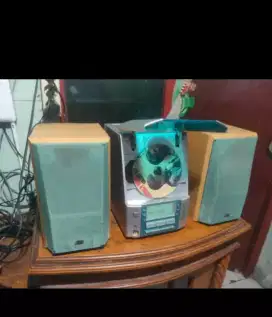 Compo JVC micro hi-fi system' Aux radio saja mulus