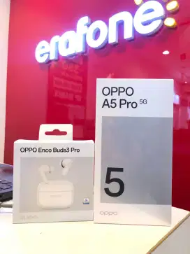 OPPO A5 PRO 5G 8/256GB GRATIS HEADSET BLUETOOTH TERBARU
