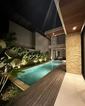 Villa modern baru di area exclusive Canggu, 5 menit ke pantai