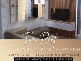 Disewakan Apartement Sudirman Park High Floor 3BR Furnished South View