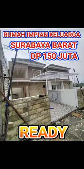 Rumah inhouse ready stok Dp 100jt sampai 150jt angsuran 2jt free biay