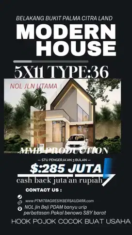 Rumah murah cocok untuk usaha cuma 235jt.lokasi mepet pakal sby barat