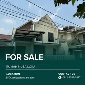Dijual Rumah Nusa Loka, BSD, Tangsel