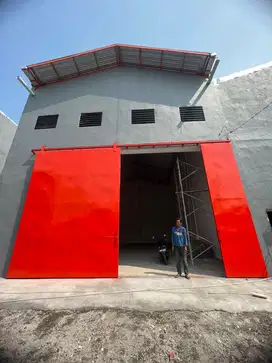 Jarang ada, gudang kedinding, baru gress, siap huni