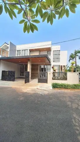 Rumah Baru Modern Minimalis Hoek Cluster Bintaro Jaya Sektor 9